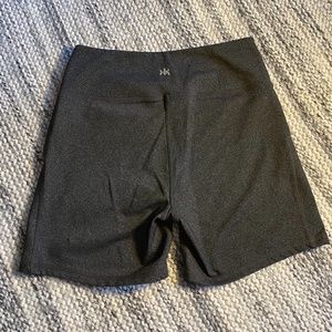 KYODAN Charcoal Gray Spandex Activewear Shorts (S)